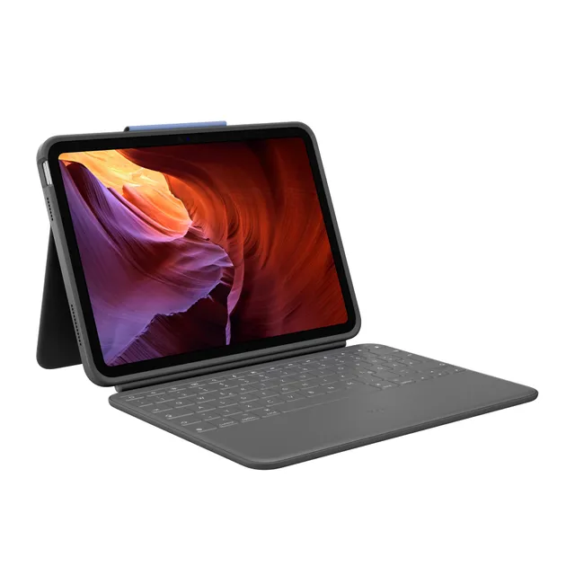 logitech-rugged-folio-tastatur-case-ipad-10-grau-qwertz image 1
