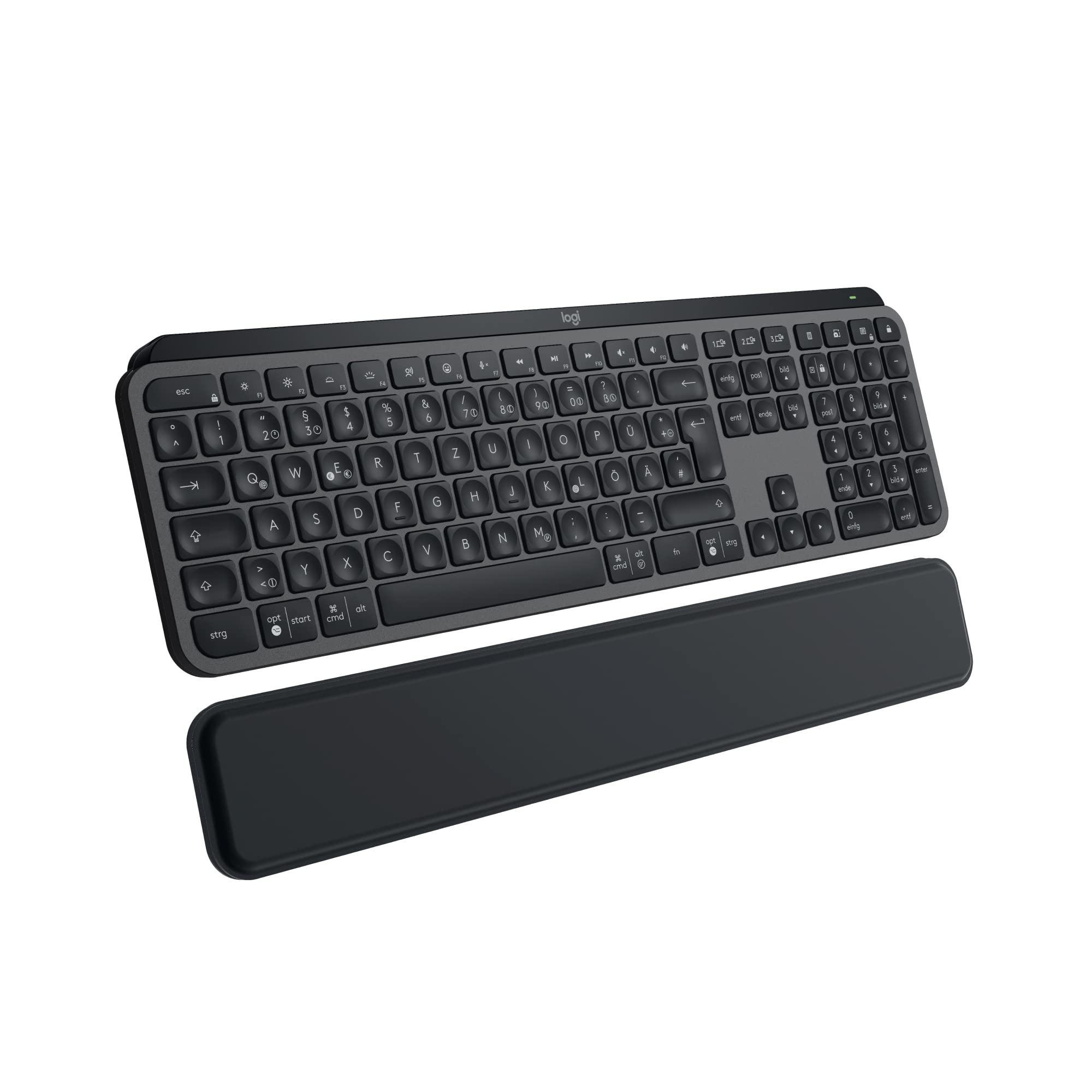 logitech-mx-keys-plus-funktastatur-graphit-beleuchtet image 1