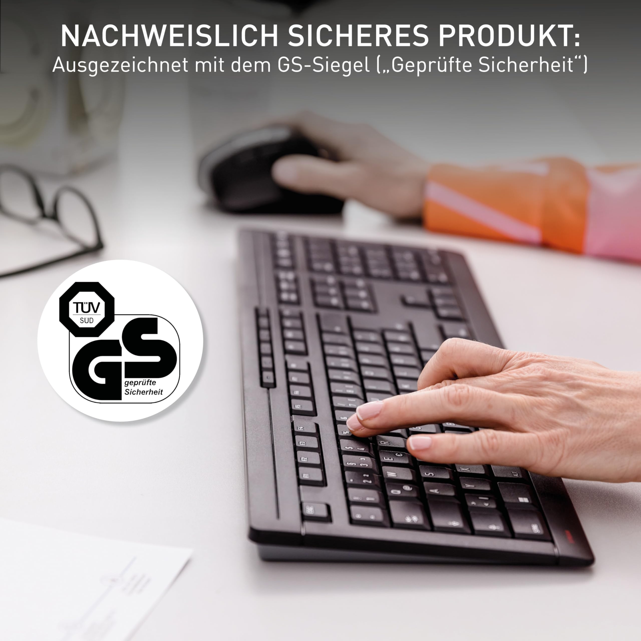 cherry-stream-wireless-tastatur-schwarz-mit-nummernblock image 7