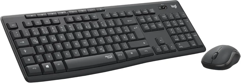 logitech-mk270-tastatur-maus-set-kabellos-schwarz-combo image 1
