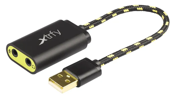 cherry-xtrfy-sc1-usb-soundkarte-gaming-schwarz-gelb image 1