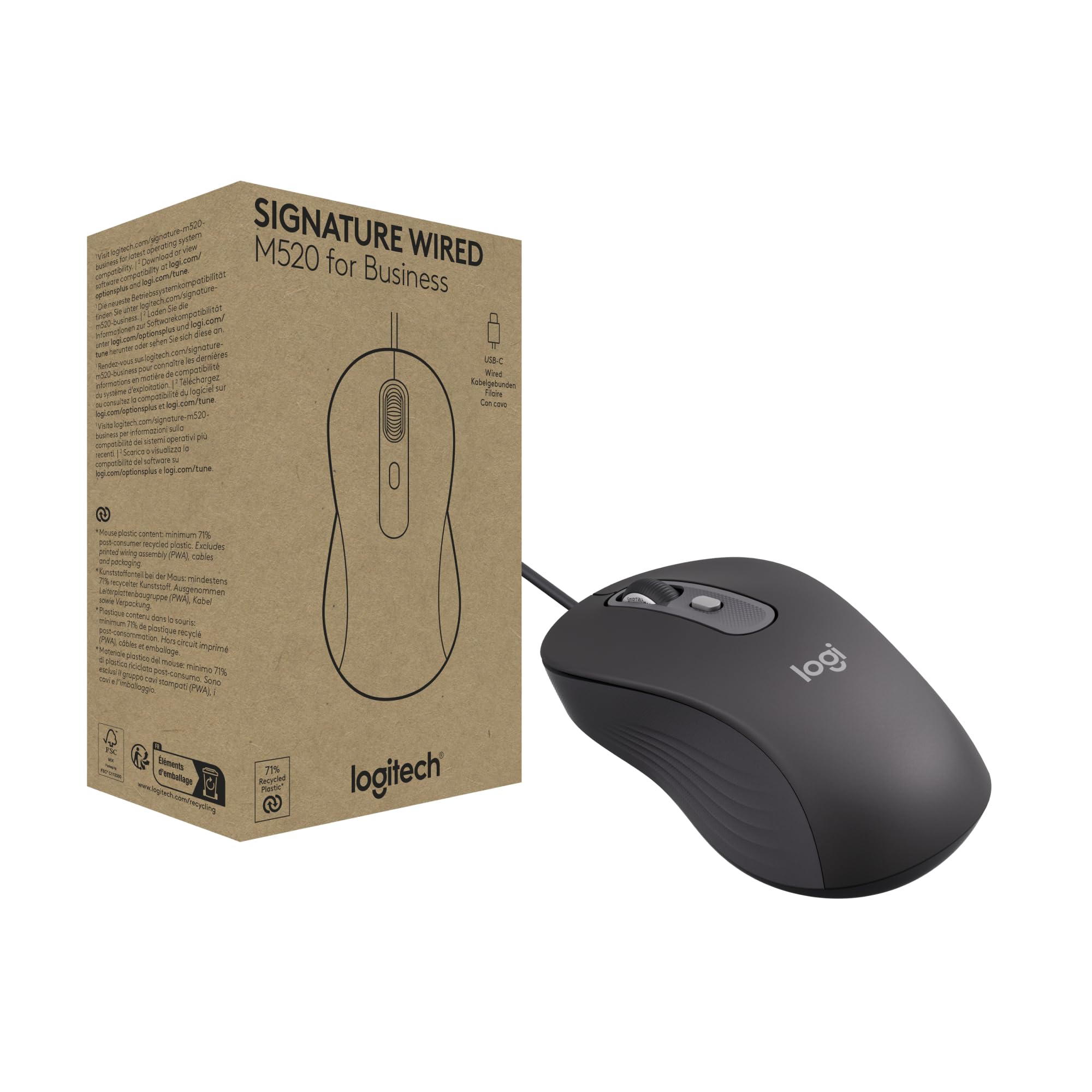 logitech-signature-m520-kabelgebundene-maus-usb-c-leise image 1