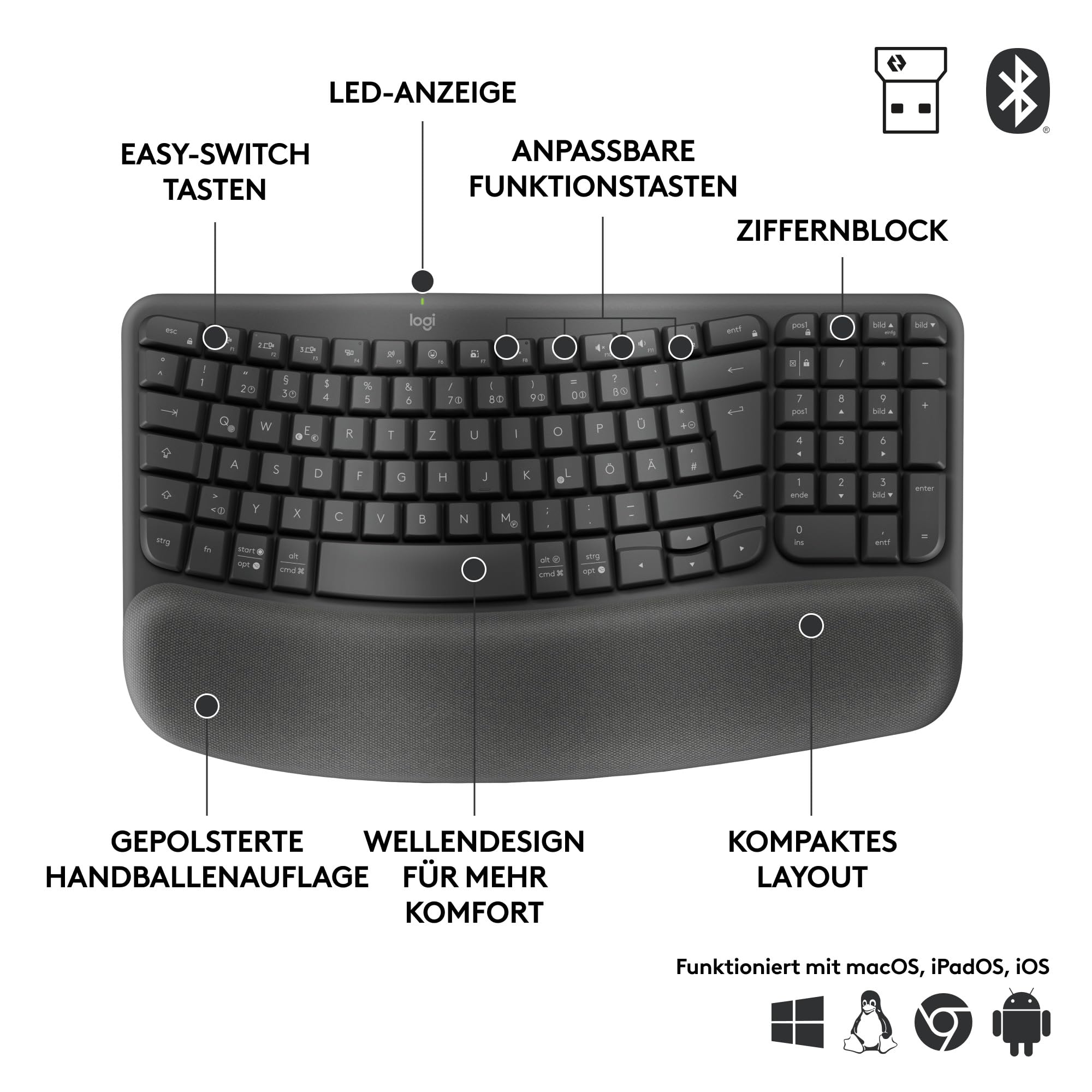 logitech-wave-keys-business-ergonomische-tastatur-grafit image 7