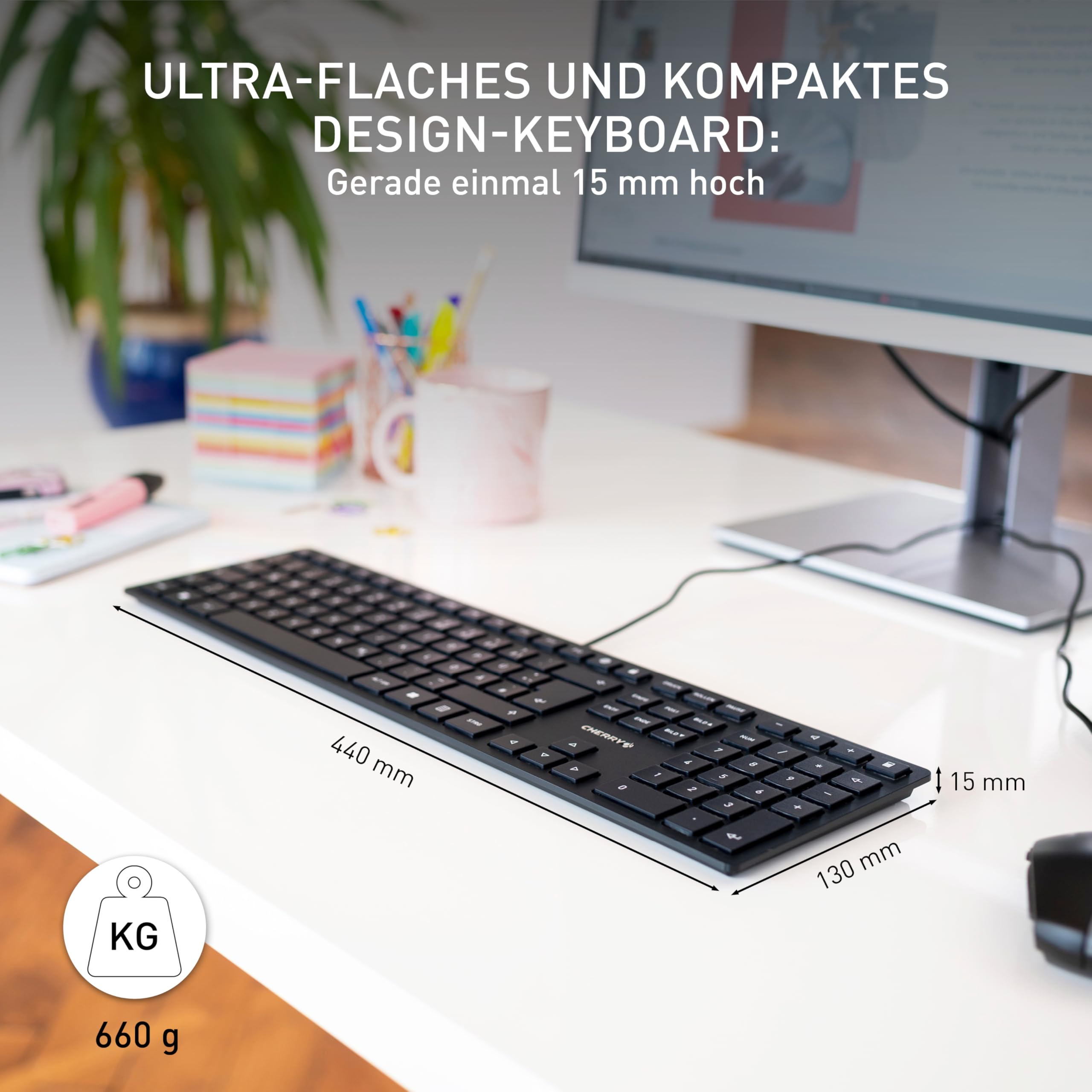 cherry-kc-6000-slim-tastatur-usb-qwertz-schwarz-kabel image 2