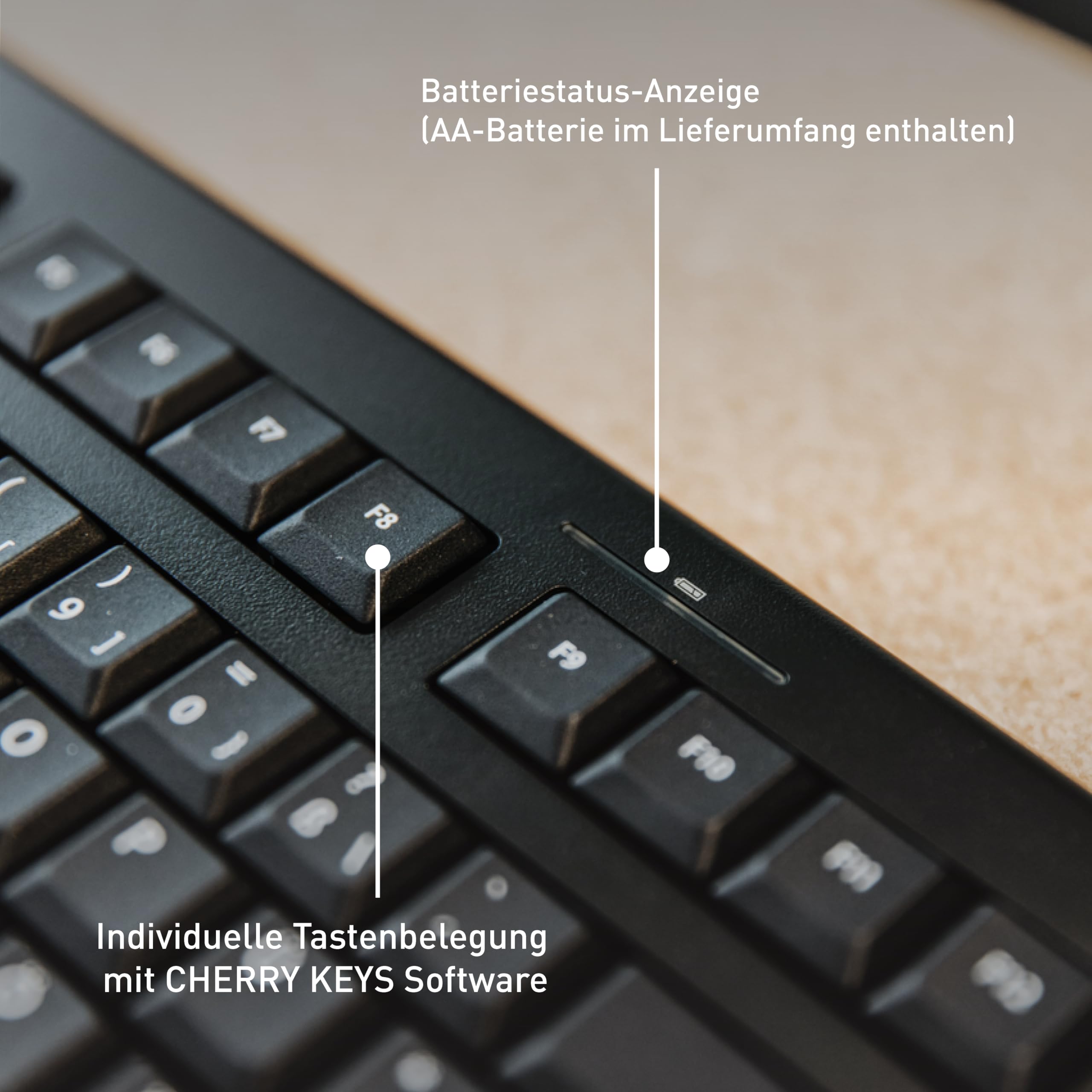 cherry-kw-3000-tastatur-kabellos-wei-grau-qwertz image 5