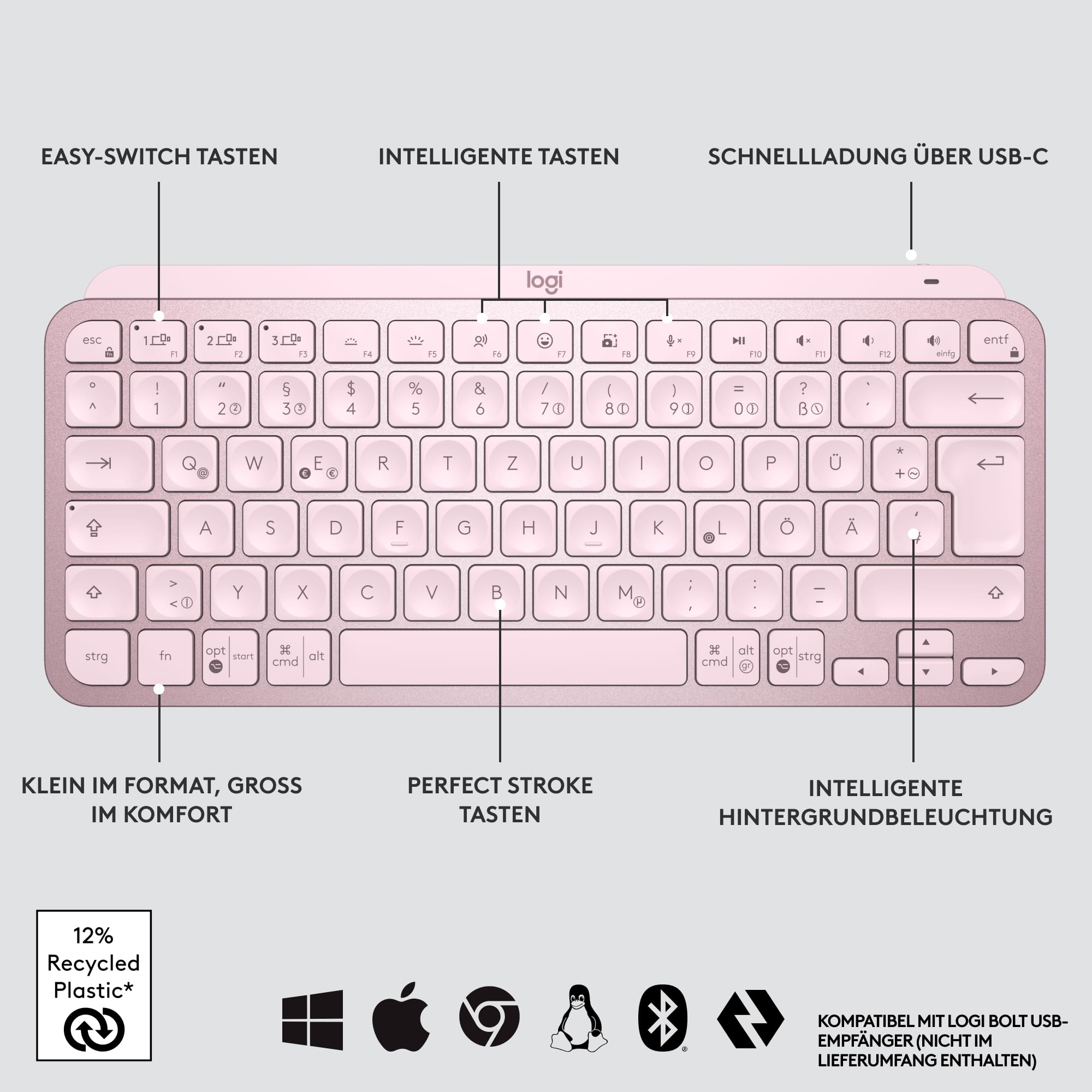 logitech-mx-keys-mini-kabellose-tastatur-rosa-qwertz-beleuchtet image 6