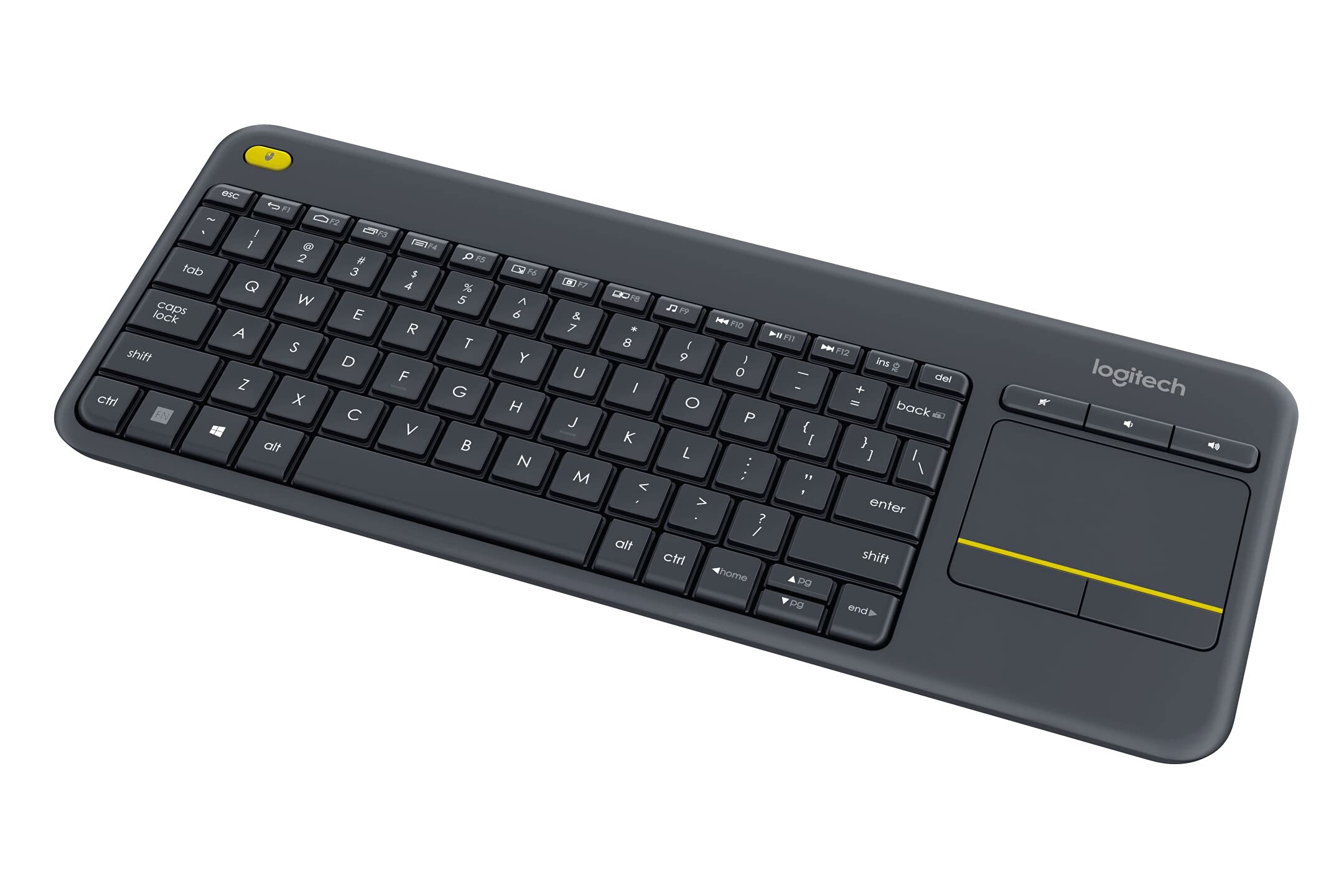 logitech-k400-plus-kabellose-tastatur-mit-touchpad-schwarz-tv image 7