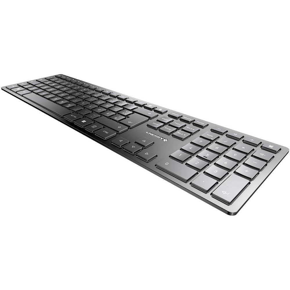 cherry-kw-9100-slim-tastatur-schwarz-grau-kabellos image 4