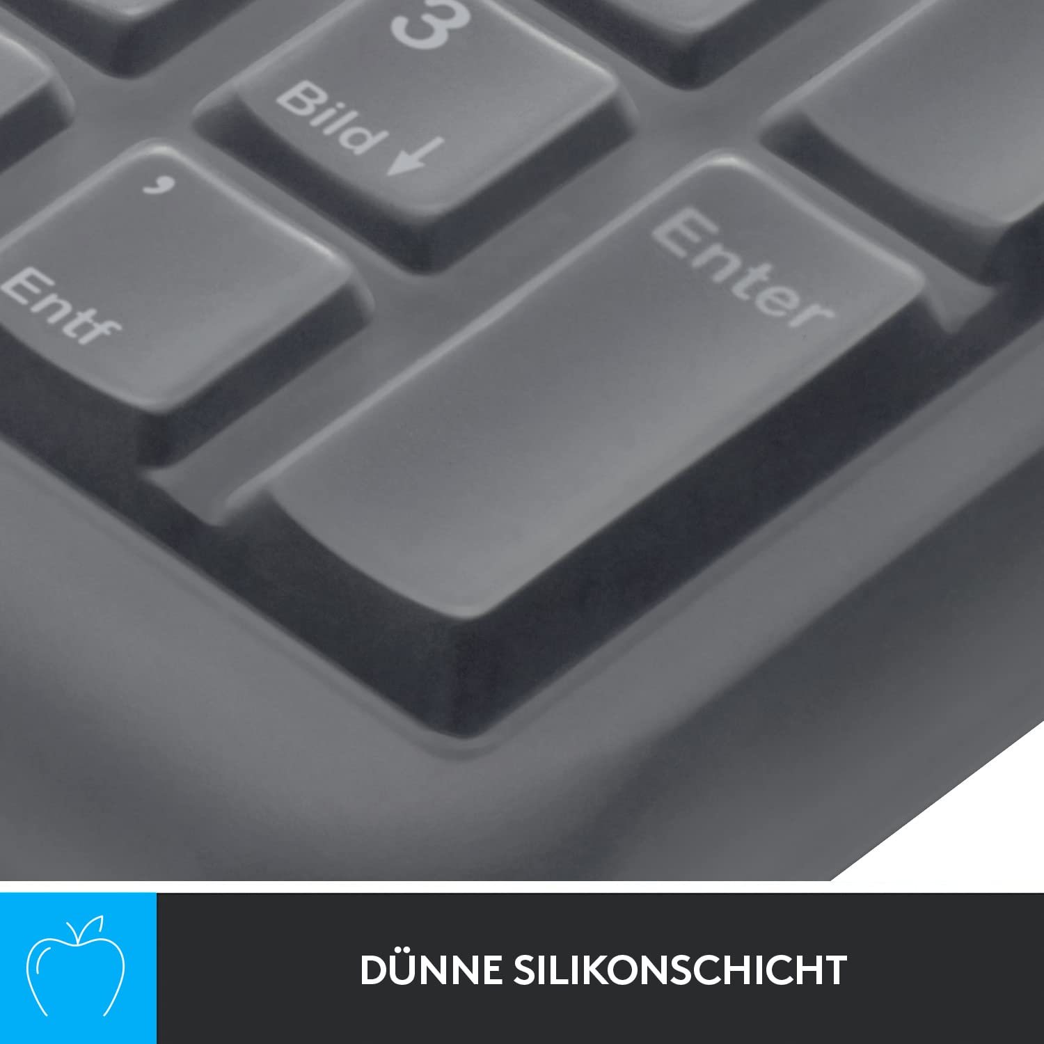 logitech-k270-tastaturschutz-silikon-wei-cover image 3