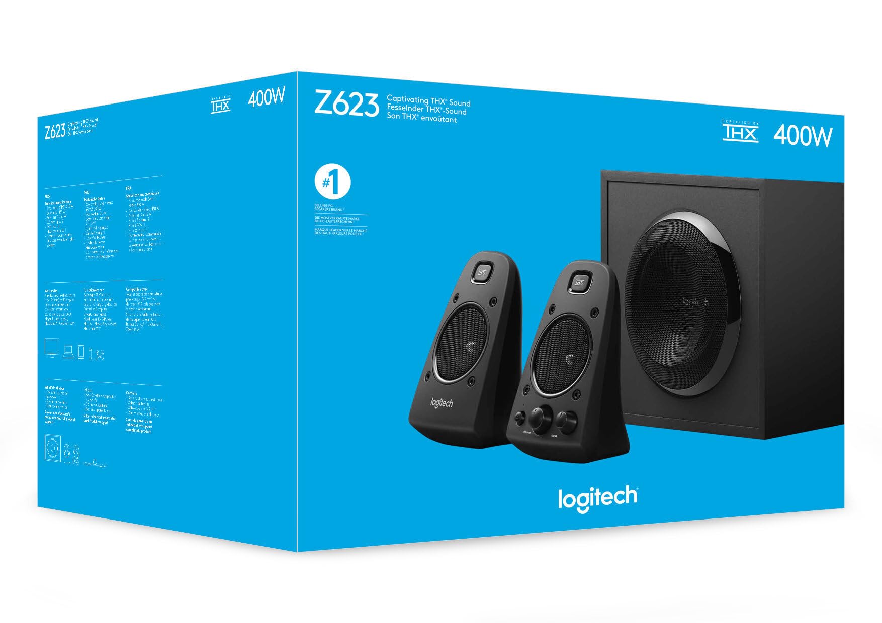 logitech-z623-lautsprecher-system-2-1-mit-subwoofer-schwarz image 4