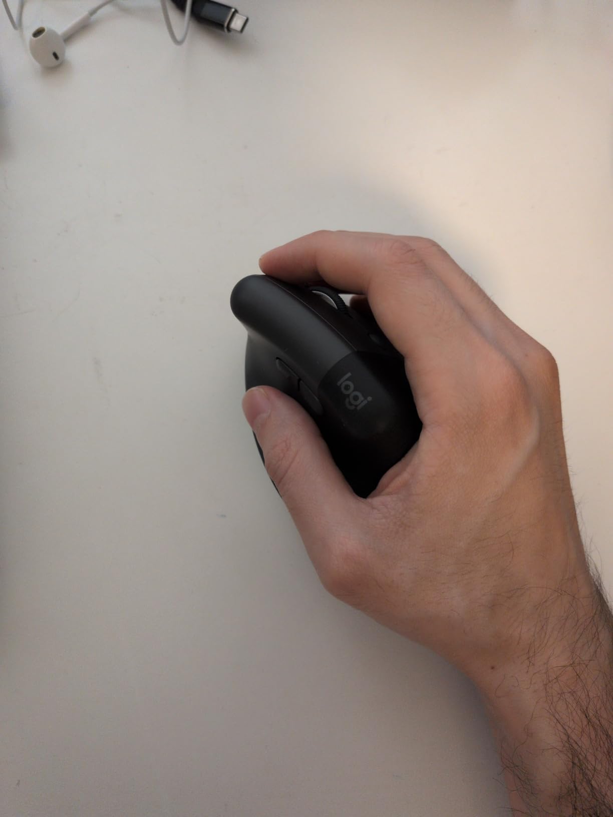 Hand entspannt