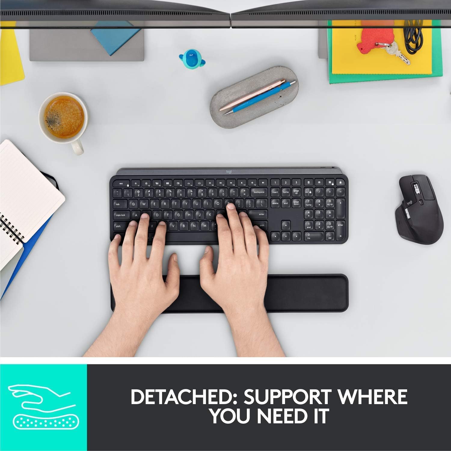 logitech-mx-palm-rest-handballenauflage-graphit-f-r-mx-keys image 3