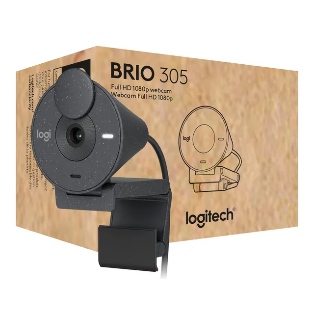 logitech-brio-305-full-hd-webcam-1080p-graphit-usb-c image 1