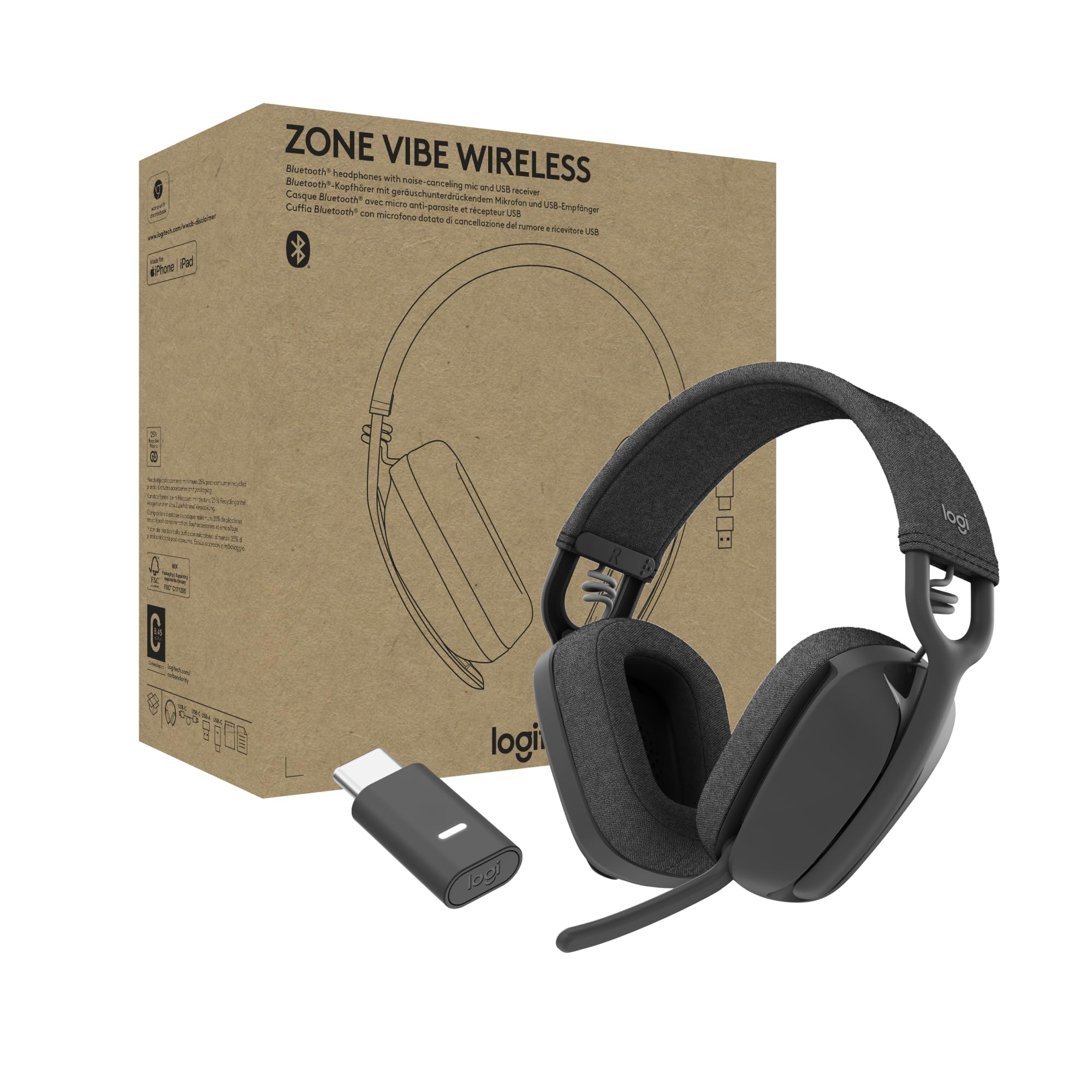 logitech-zone-vibe-wireless-headset-graphit-mit-mikro image 1