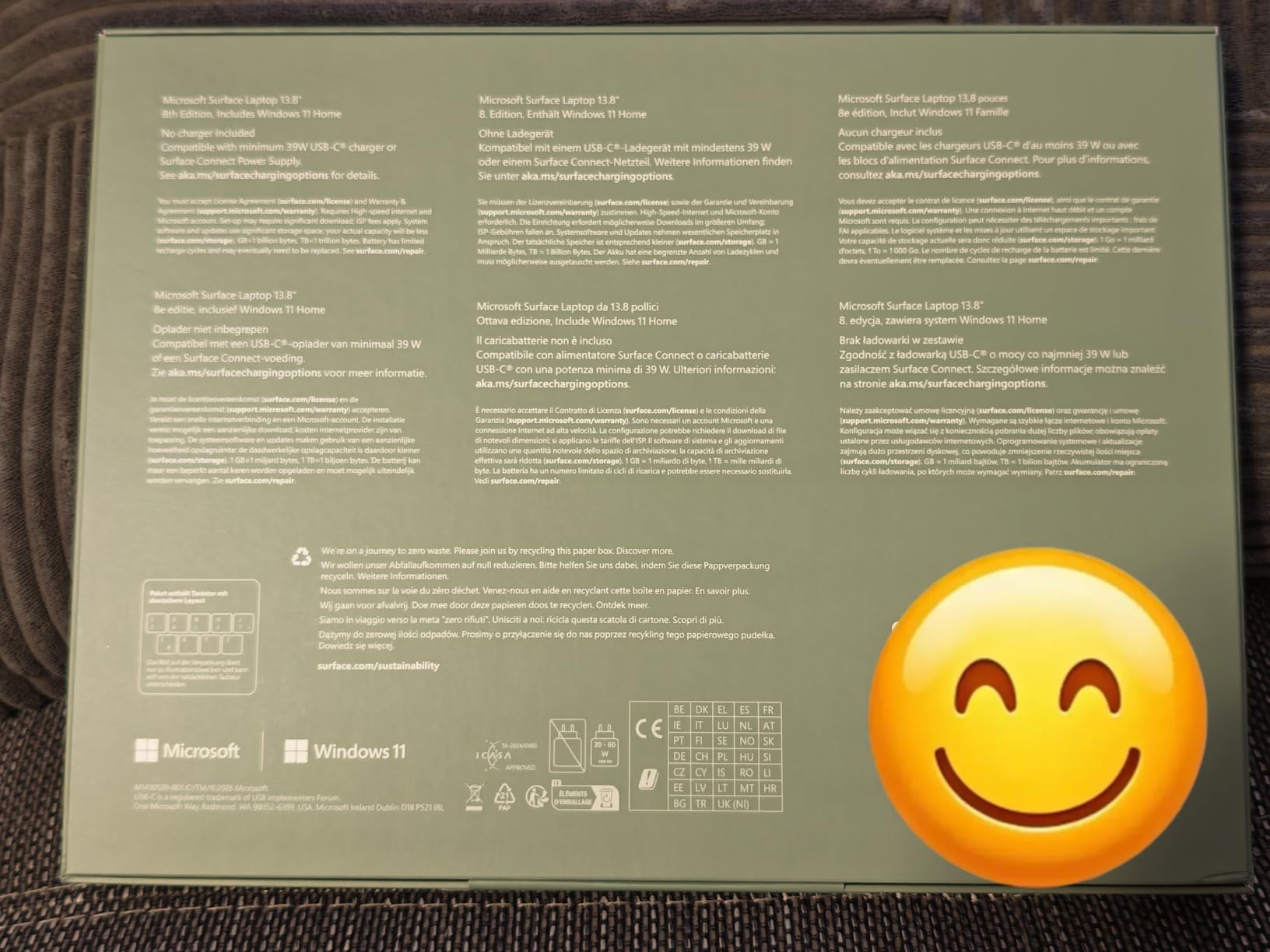 Tastatur schreibt gut