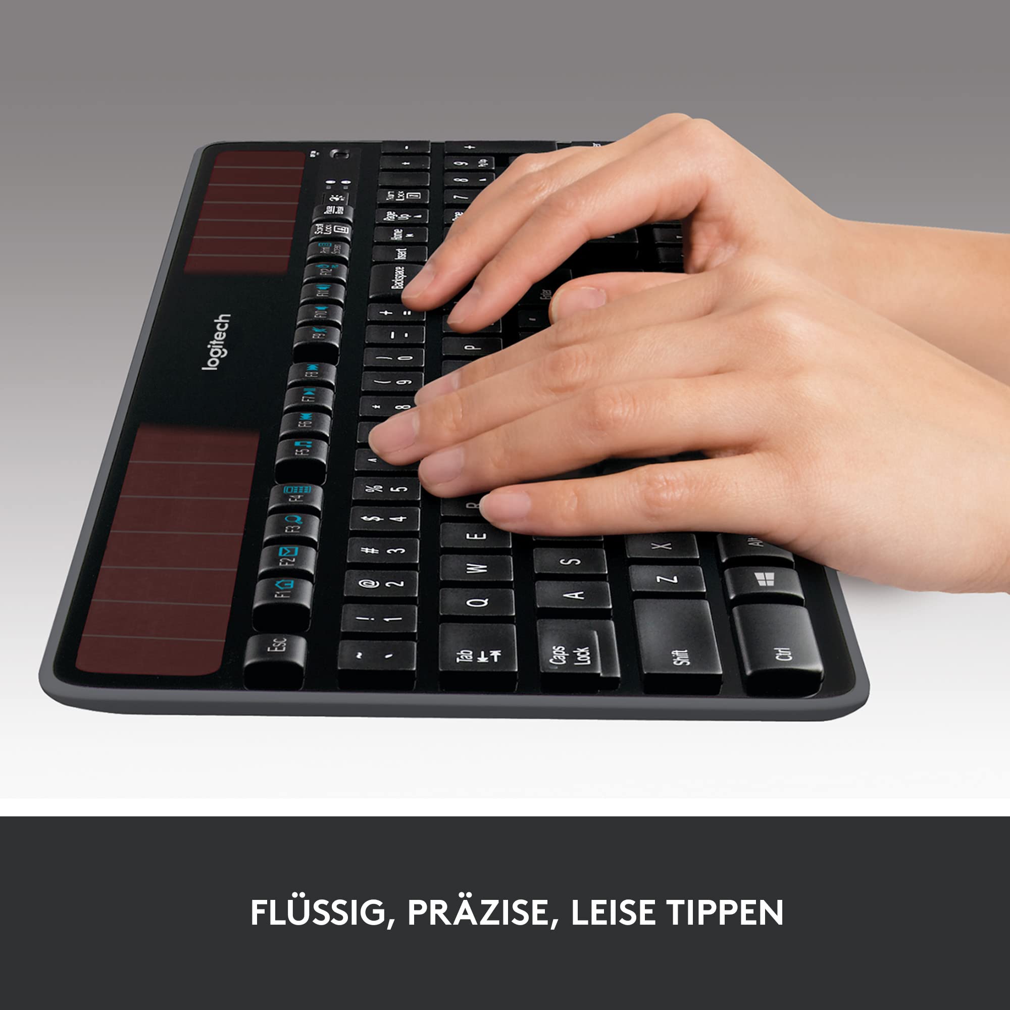 logitech-k750-solar-tastatur-kabellos-schwarz-qwertz image 2