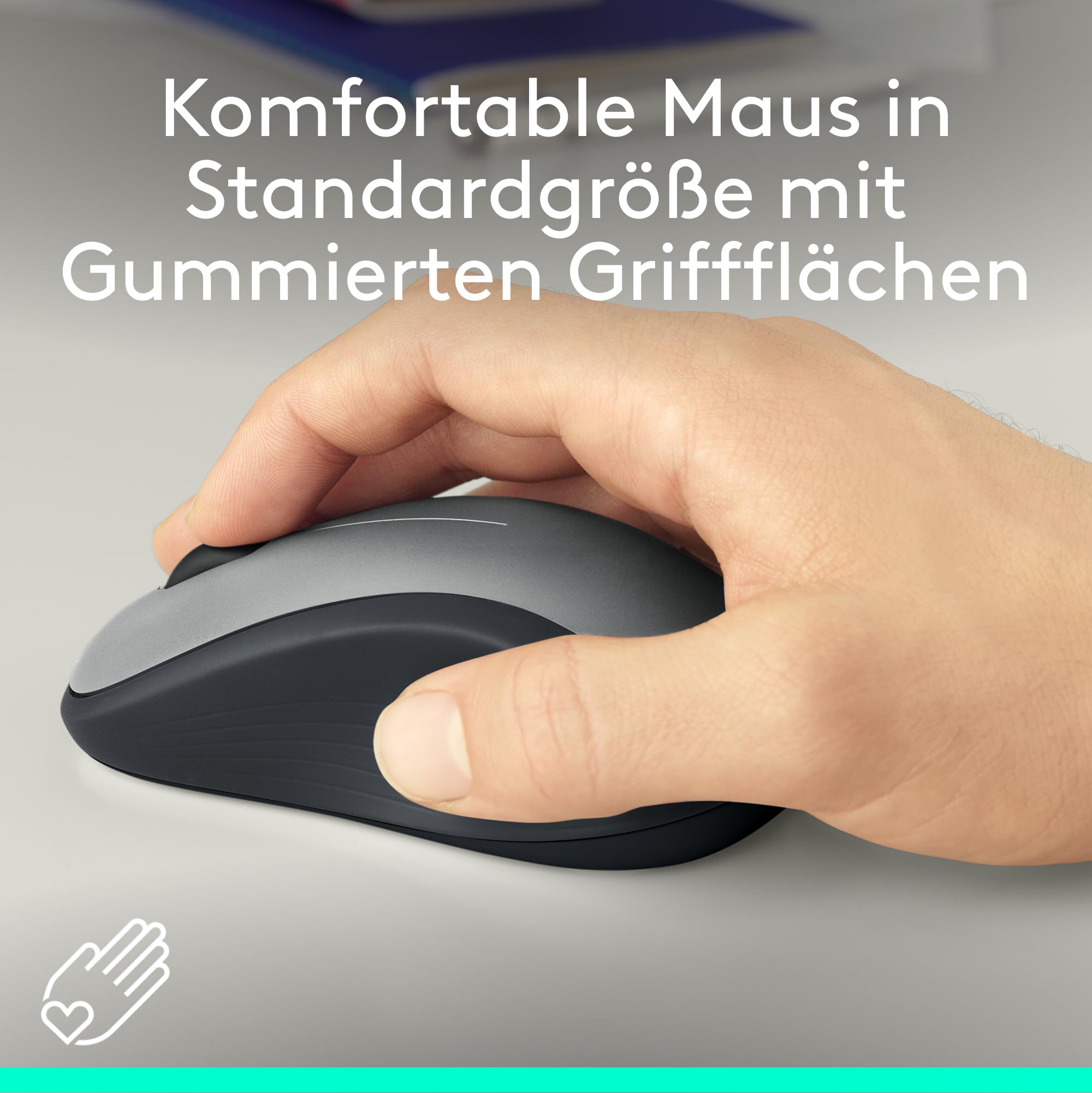 logitech-m310-kabellose-maus-grau-1000-dpi image 2