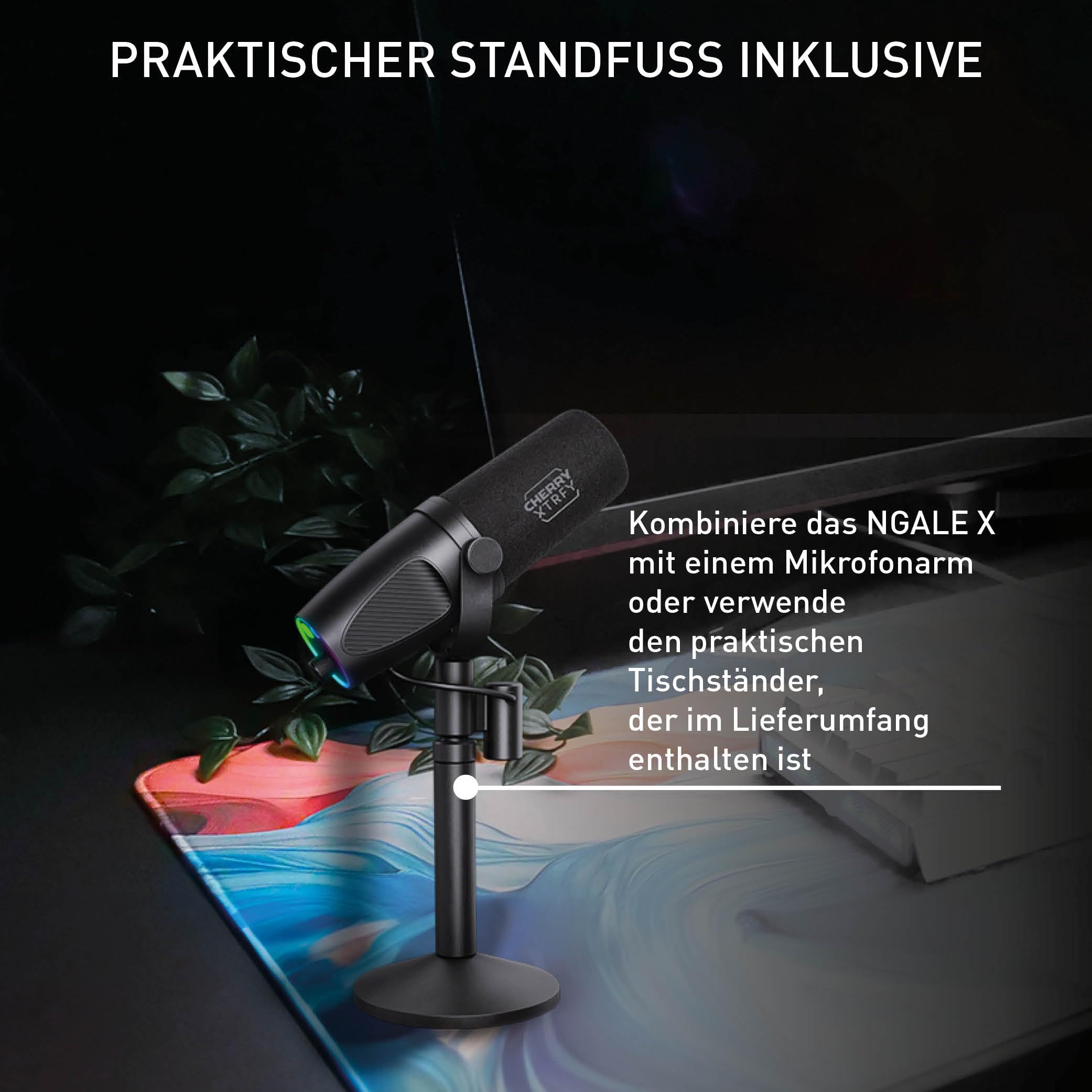 cherry-xtrfy-ngale-x-usb-mikrofon-schwarz-xlr-podcast image 6